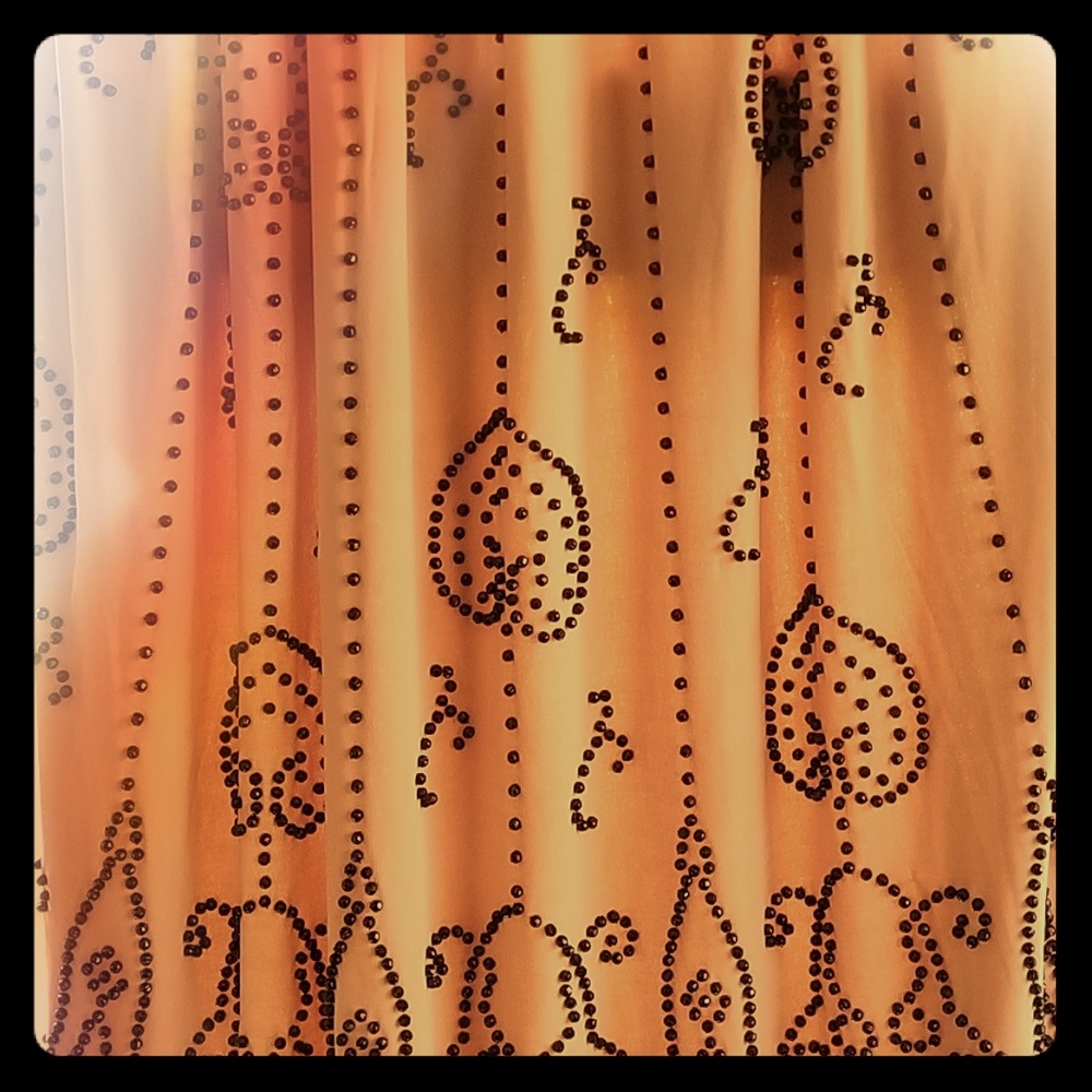 IMAN Plus size Dress with black beading